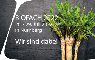 Biofach in Nürnberg - wir sind bei der Biomesse dabei